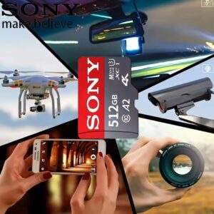 Original Sony Micro SD XC Memory Card 512GB  Brand+  1TB High Speed SD Cards 4K 256GB 128GB 64GB Flash Micro SD Card for Camera GoPro DJI